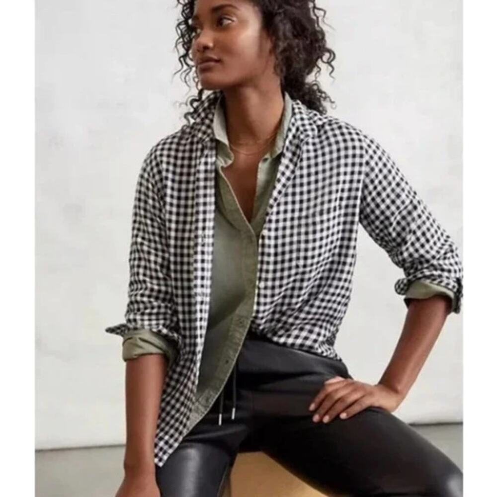 Grayson The Hero Gingham Plaid Button Down Shirt … - image 1